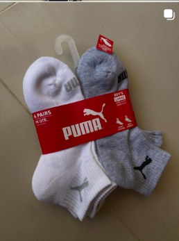 Medias Puma paquete de 6